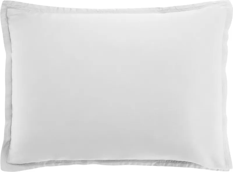 Taie d'oreiller en satin de coton — 50x70 cm — Blanc optique