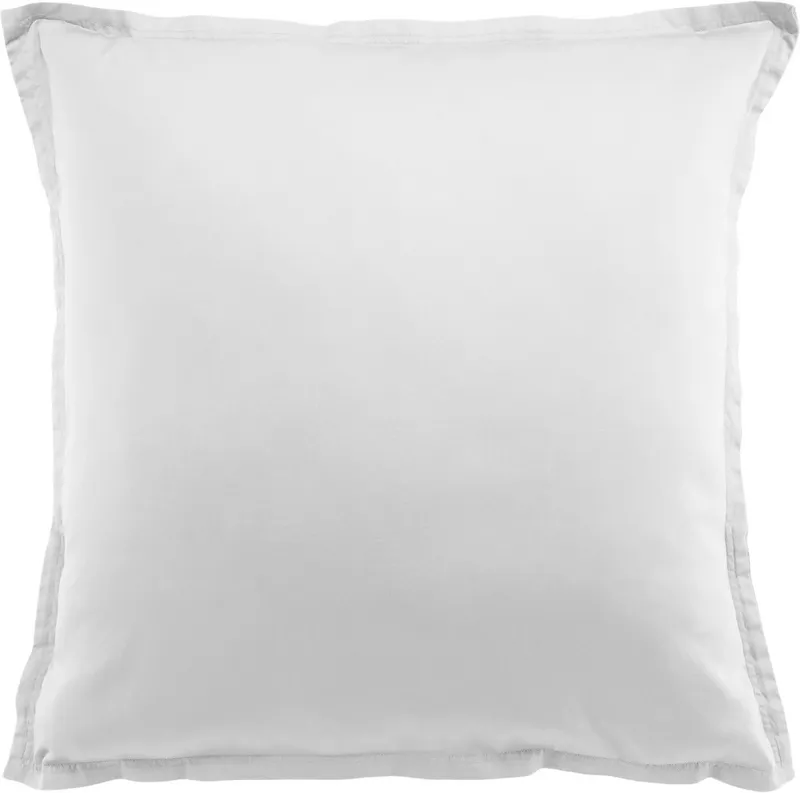 Taie d'oreiller en satin de coton — 65x65 cm — Blanc optique