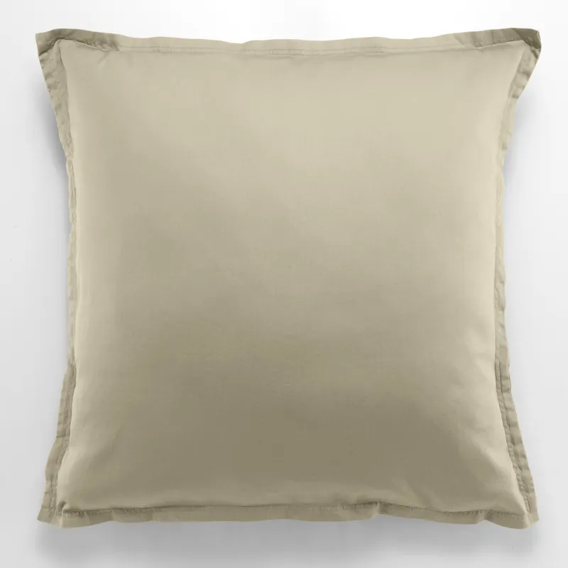 Taie d'oreiller en satin de coton — 65x65 cm — Lin