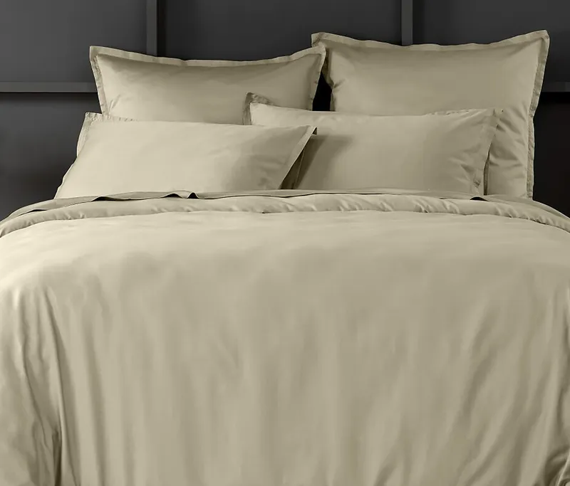 Taie d'oreiller en satin de coton — 65x65 cm — Lin