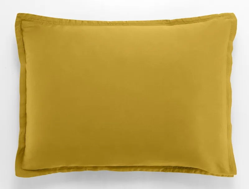 Taie d'oreiller en satin de coton — 50x70 cm — Bronze
