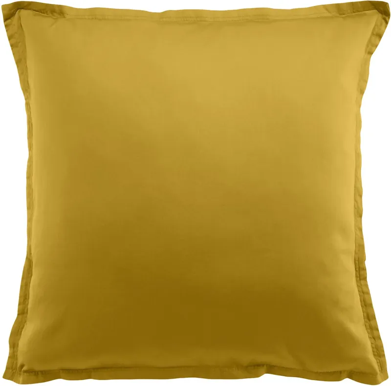 Taie d'oreiller en satin de coton — 65x65 cm — Bronze