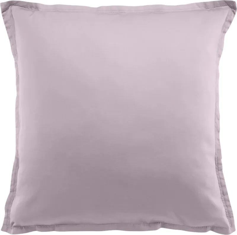 Taie d'oreiller en satin de coton — 65x65 cm — Mauve