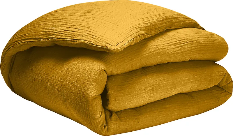 Housse de couette en gaze de coton — 240x220 cm — Safran