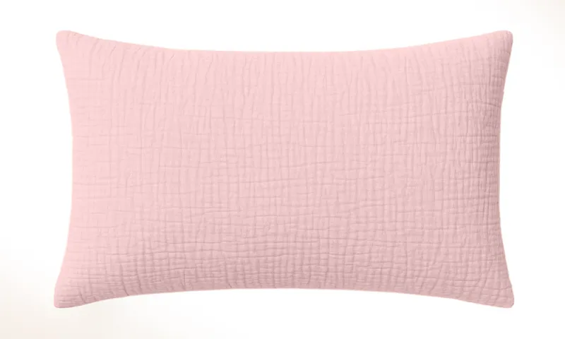 Taie d'oreiller en gaze de coton — 50x70 cm — Rose lotus