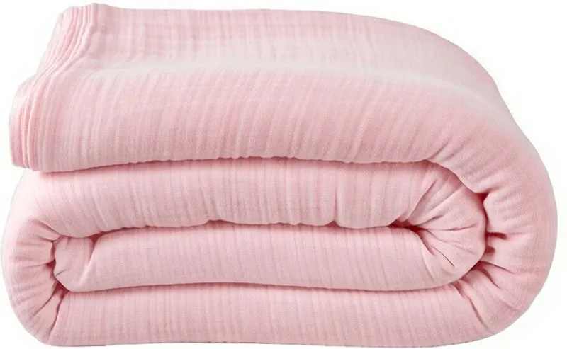 Housse de couette en gaze de coton — 260x240 cm — Rose lotus