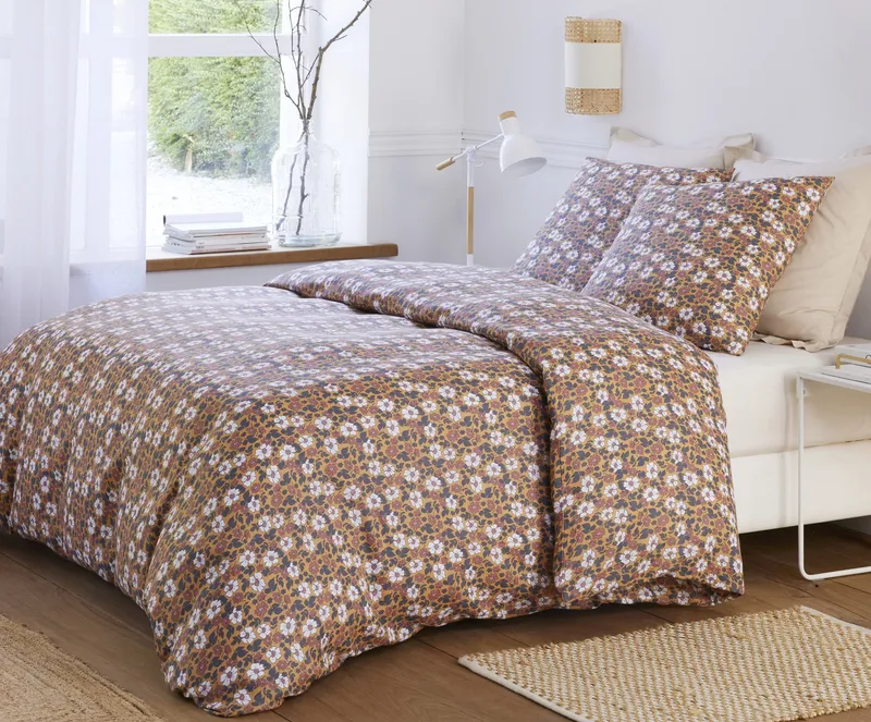 Parure Verone en gaze de coton — 260x240 cm — Multicolore